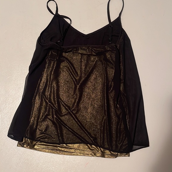 Black/gold express top size S - Picture 4 of 5